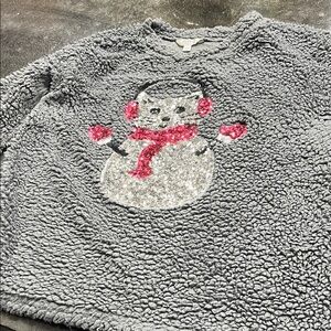 Time and Tru Gray Textured Sweater